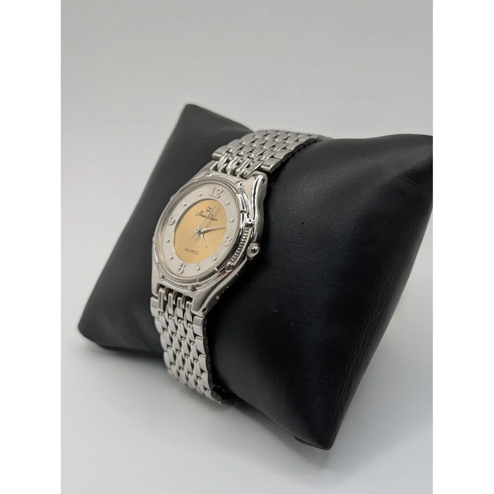 Gran Deux Swiss Quartz Watch 32mm Two Tone Sunburst Dial Mens‎ Unisex Bracelet